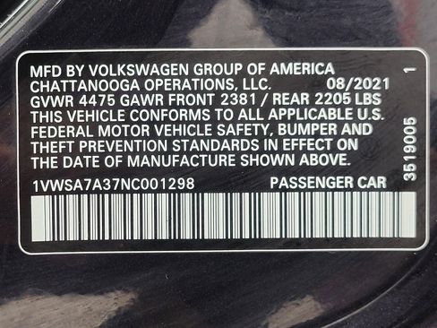 Used 2022 Volkswagen Passat 2.0T SE image 28