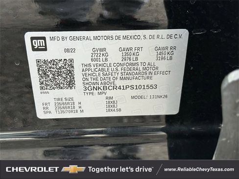 Certified 2023 Chevrolet Blazer LT w/ LPO, Floor Liner Package image 38