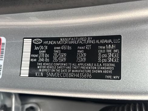 Used 2024 Hyundai Tucson Limited AWD/4WD image 30