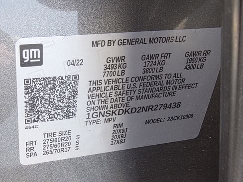 Used 2022 Chevrolet Suburban Z71 w/ Z71 Off-Road Package image 25