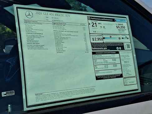 New 2026 Mercedes-Benz GLE 450 4MATIC image 19