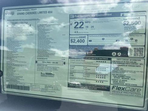 New 2025 Jeep Grand Cherokee Limited w/ Luxury Tech Group II image 21