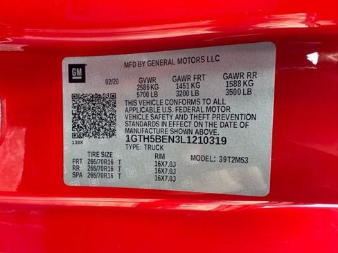 Used 2020 GMC Canyon W/T w/ Convenience Package image 11