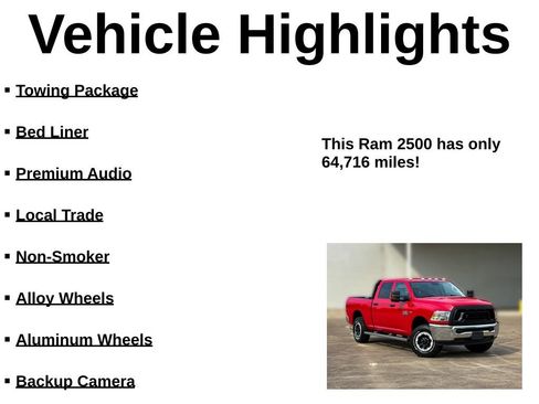 Used 2018 RAM 2500 Tradesman w/ Chrome Appearance Group AWD/4WD image 37