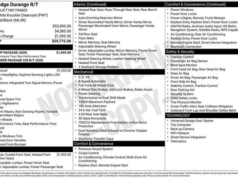 Used 2022 Dodge Durango R/T w/ Blacktop Package image 11