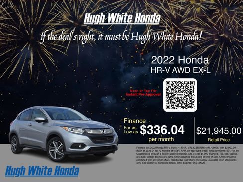 Used 2022 Honda HR-V EX-L image 3