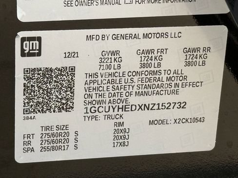 Used 2022 Chevrolet Silverado 1500 High Country w/ Safety Package II image 28