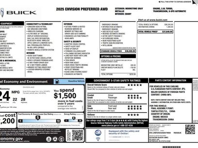 Certified 2025 Buick Envision Preferred