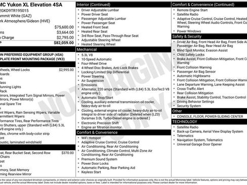 New 2026 GMC Yukon XL Elevation AWD/4WD image 46
