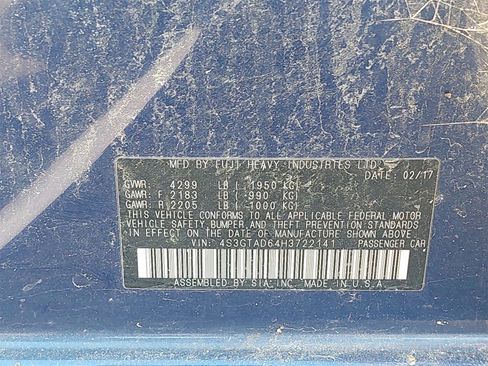 Used 2017 Subaru Impreza 2.0i Premium w/ BSD & Rcta/SRF/Eyesight image 14