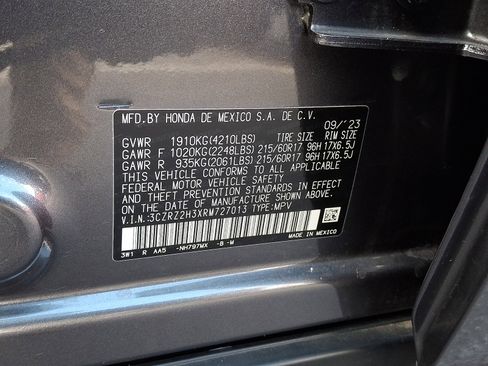 Certified 2024 Honda HR-V LX image 19