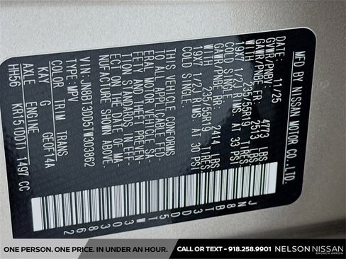 New 2026 Nissan Rogue Platinum image 33