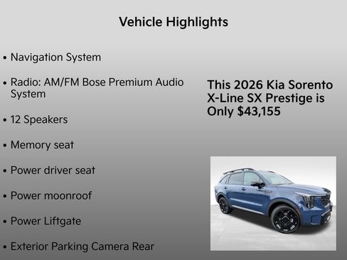 New 2026 Kia Sorento SX Prestige image 5