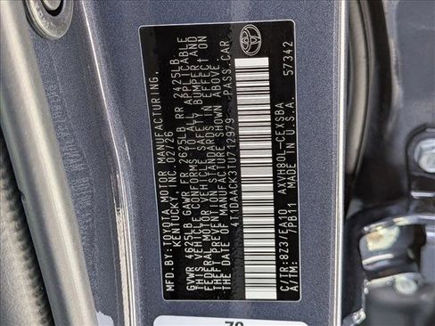 New 2026 Toyota Camry SE FWD image 17
