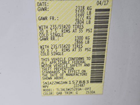 Used 2017 Nissan Murano Platinum w/ Platinum Technology Package image 35