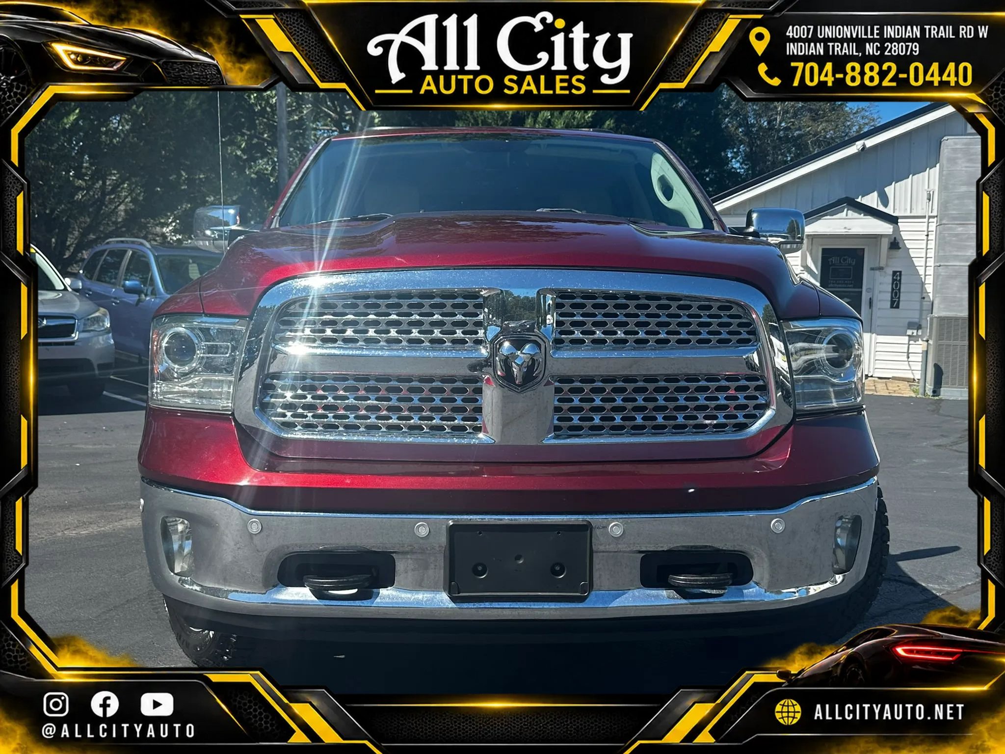 Used 2017 RAM 1500 Laramie w/ Protection Group AWD/4WD image 2