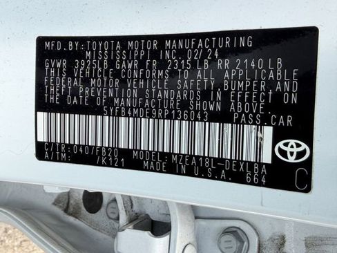 Used 2024 Toyota Corolla LE FWD image 28