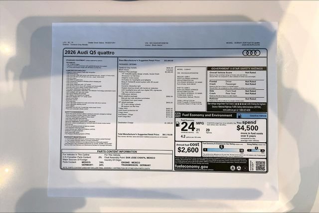 New 2026 Audi Q5 2.0T AWD/4WD image 13