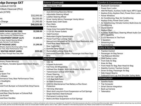 Used 2018 Dodge Durango SXT w/ Quick Order Package 2BB image 22