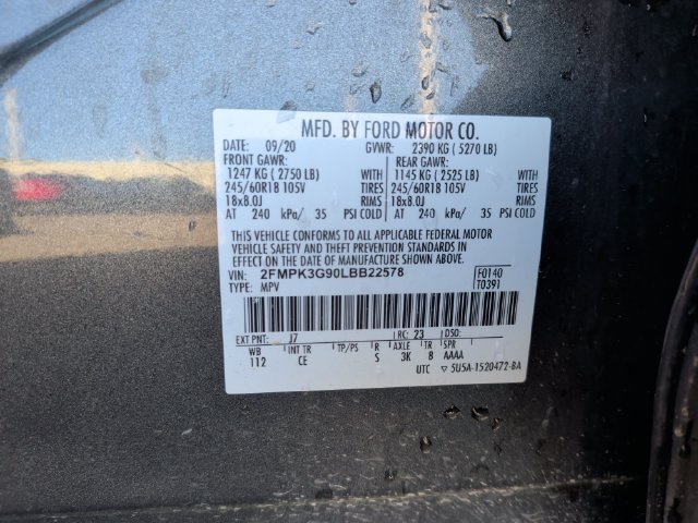 Used 2020 Ford Edge SE FWD image 10