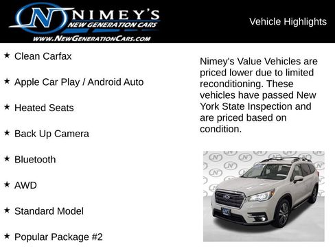 Used 2020 Subaru Ascent Limited w/ Popular Package #2 AWD/4WD image 6