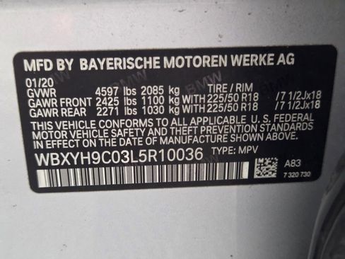 Used 2020 BMW X2 sDrive28i w/ Convenience Package FWD image 33