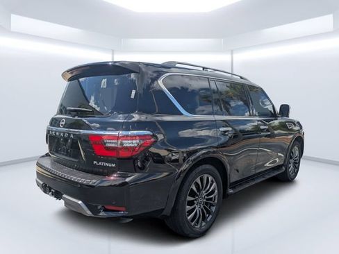 Used 2023 Nissan Armada Platinum w/ Captain's Chairs Package AWD/4WD image 3