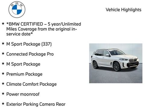 Certified 2025 BMW X5 xDrive40i AWD/4WD image 10