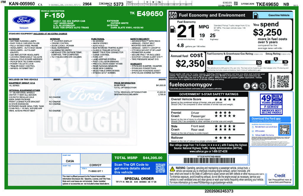 New 2026 Ford F150 XL RWD image 2