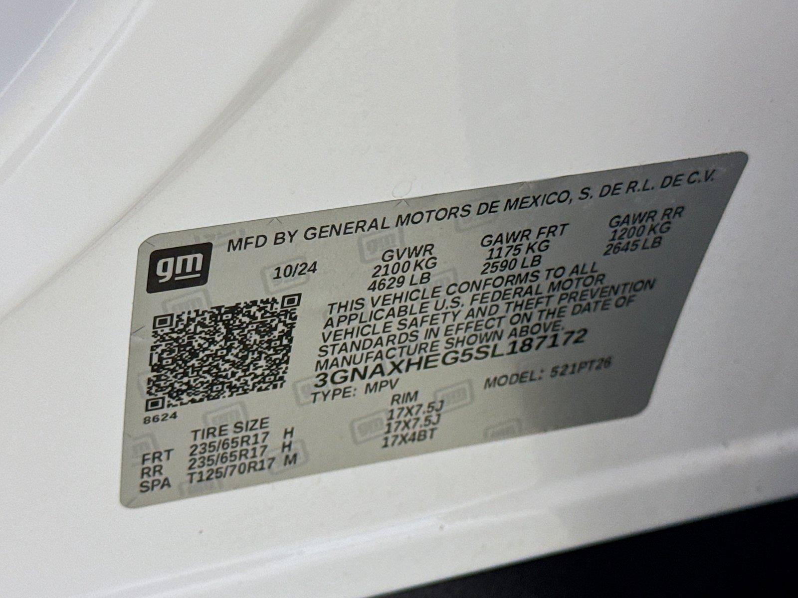 Certified 2025 Chevrolet Equinox LT w/ Convenience Package II FWD image 30