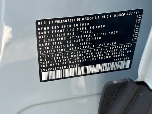 New 2026 Volkswagen Taos SE AWD/4WD image 23