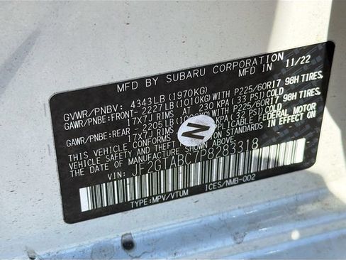 Used 2023 Subaru Crosstrek 2.0i AWD/4WD image 29