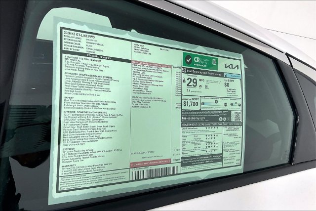New 2026 Kia K5 GT-Line FWD image 14