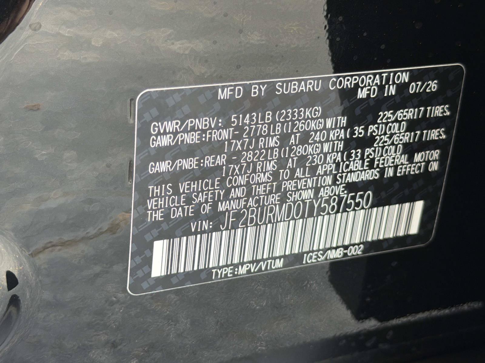New 2026 Subaru Outback Wilderness AWD/4WD image 26
