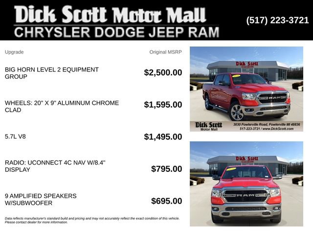 Used 2020 RAM 1500 Big Horn AWD/4WD image 5