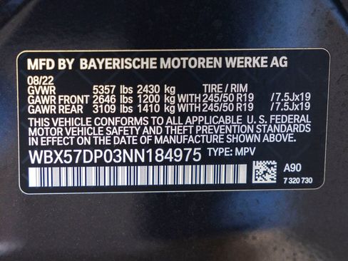 Used 2022 BMW X3 xDrive30i w/ Convenience Package w/ZPA AWD/4WD image 34