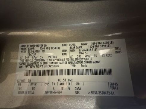 Used 2018 Ford F150 XLT w/ Equipment Group 302A Luxury image 31