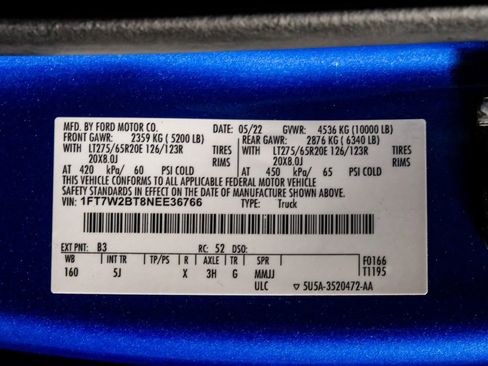 Used 2022 Ford F250 Lariat w/ Lariat Ultimate Package image 60