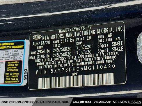 Used 2021 Kia Telluride EX w/ EX Premium Package image 34