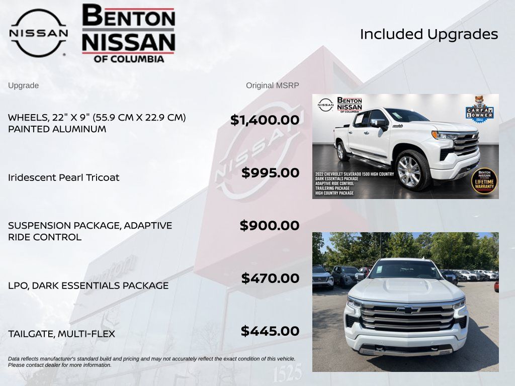Used 2022 Chevrolet Silverado 1500 High Country AWD/4WD image 6
