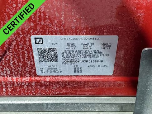 Certified 2023 Chevrolet Traverse LT FWD image 33