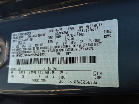 Certified 2023 Ford Escape Active w/ Tech Pack #1 image 27