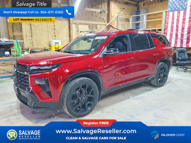 Used 2026 Chevrolet Traverse RS w/ LPO, Floor Liner Package AWD/4WD image 1
