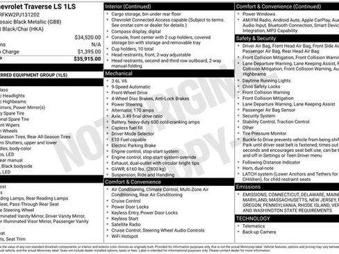 Used 2023 Chevrolet Traverse LS image 5