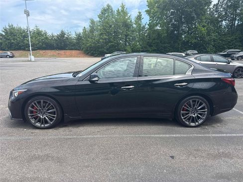 Certified 2023 INFINITI Q50 Red Sport 400 w/ Black Opal Edition RWD image 9