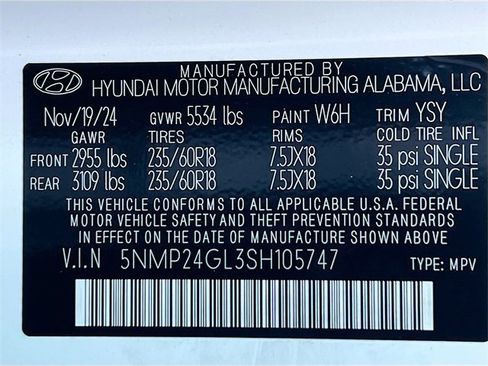 New 2025 Hyundai Santa Fe SEL image 33