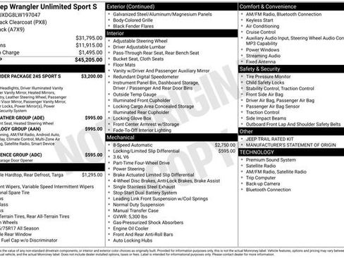 Used 2020 Jeep Wrangler Unlimited Sport S AWD/4WD image 6