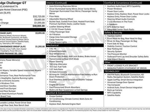 Used 2021 Dodge Challenger GT w/ Plus Package RWD image 36