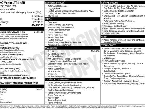 New 2026 GMC Yukon AT4 w/ AT4 Premium Plus Package AWD/4WD image 2