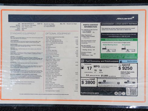 Used 2024 McLaren 750S Spider RWD image 3
